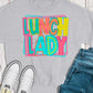 Lunch lady moodle word-DTF