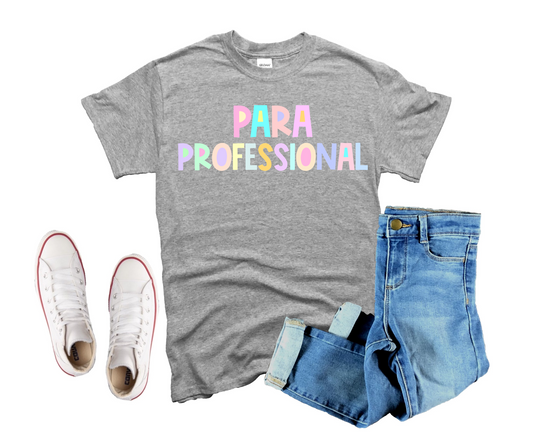 Paraprofessional   - pastel color-DTF