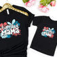 American mama flowers background-DTF