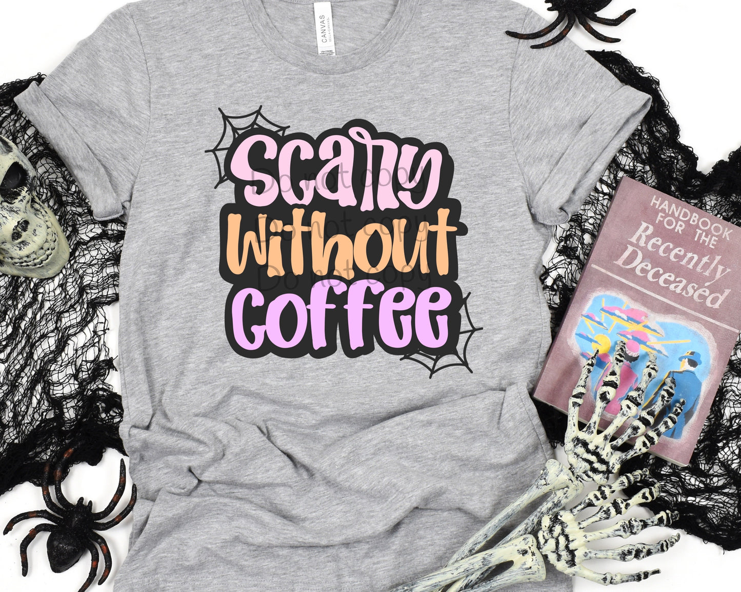 Scary without coffee-DTF