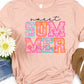 Sweet summer embroidery style-DTF