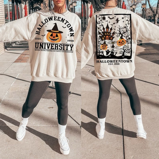 Halloweentown University collage BACK-DTF