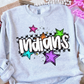 CHECKER BRIGHT STAR MASCOT(dropdown)-DTF&UV