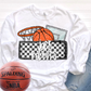 Basketball Mascots ball net backboard (DROPDOWN)-DTF&UV