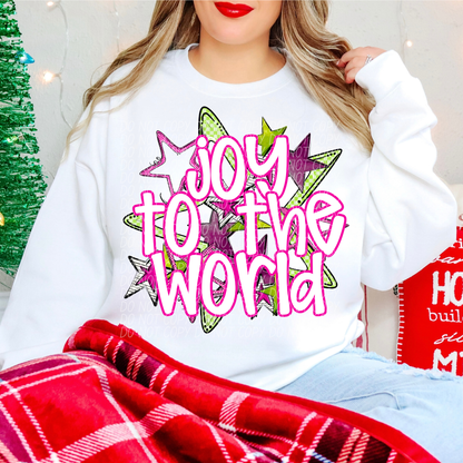 joy to the world stars-DTF&UV
