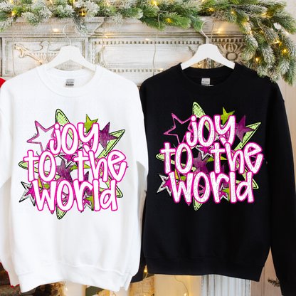 joy to the world stars-DTF&UV
