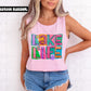 lake life faux paper background -DTF