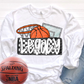 Basketball Mascots ball net backboard (DROPDOWN)-DTF&UV