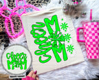 Cheer Mom (Includes front and back-COLORS IN DROPDOWN)- DTF&UV