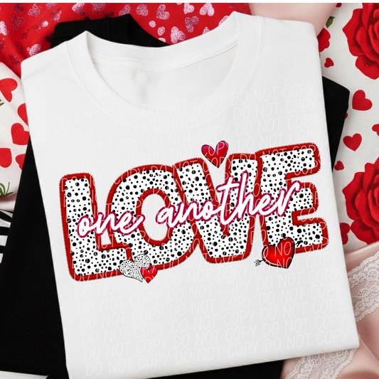 love one another-DTF&UV