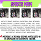 Rainbow Sports Mama (Dropdown)- DTF&UV