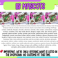 Snap Tackle Repeat Mascot (Includes front and back) (Dropdown)- DTF&UV