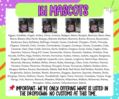 Seersucker Mascots (Dropdown)- DTF&UV