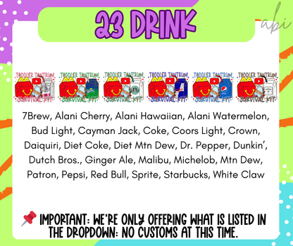 Toddler Tantrum(dropdown)-DTF&UV