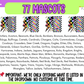 Neon Side Bolt Mascots (Dropdown)- DTF&UV