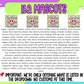 Pink Smiley Triple Stack (Dropdown)- DTF&UV