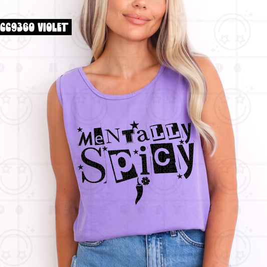 mentally spicy -DTF .