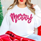 merry hot pink sequins-DTF&UV