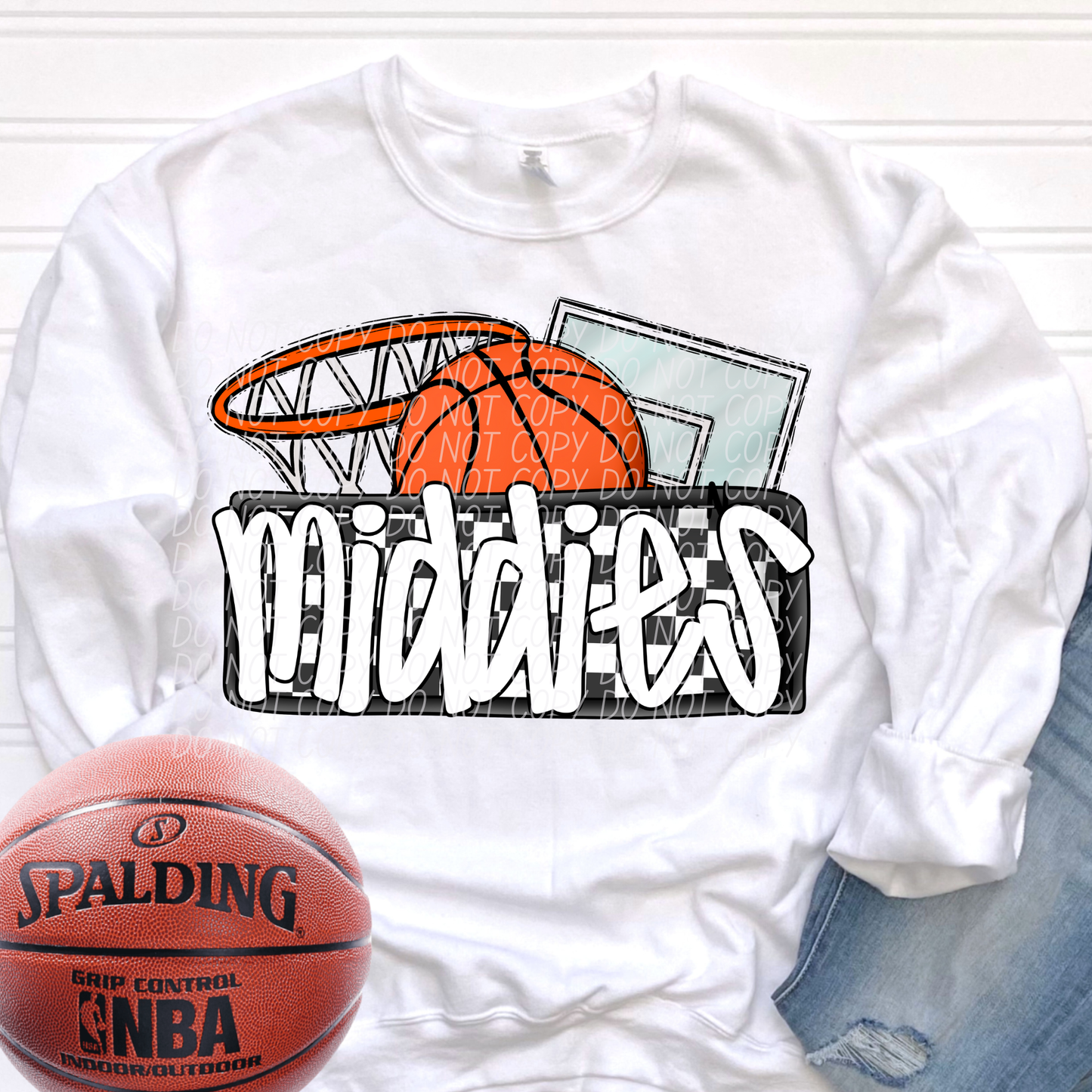 Basketball Mascots ball net backboard (DROPDOWN)-DTF&UV