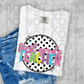 Neon 80s Polka Dot Teacher (All grades in this listing in the dropdown)-DTF