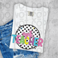 Neon 80s Polka Dot Teacher (All grades in this listing in the dropdown)-DTF