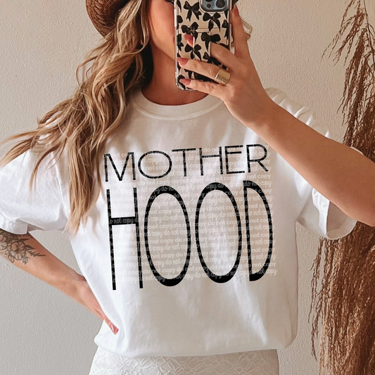 mother hood thin line-dtf