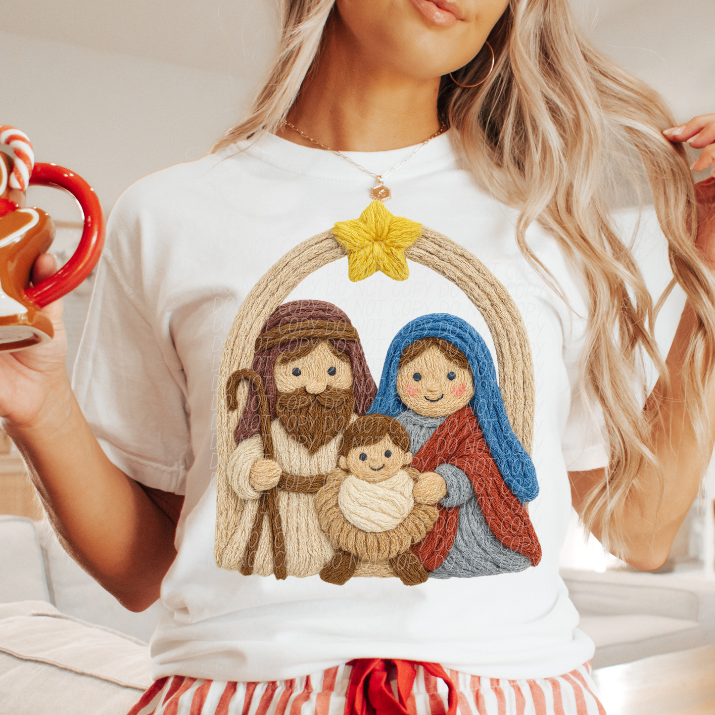 Nativity faux yarn -DTF&UV