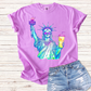 neon statue of liberty-DTF&UV