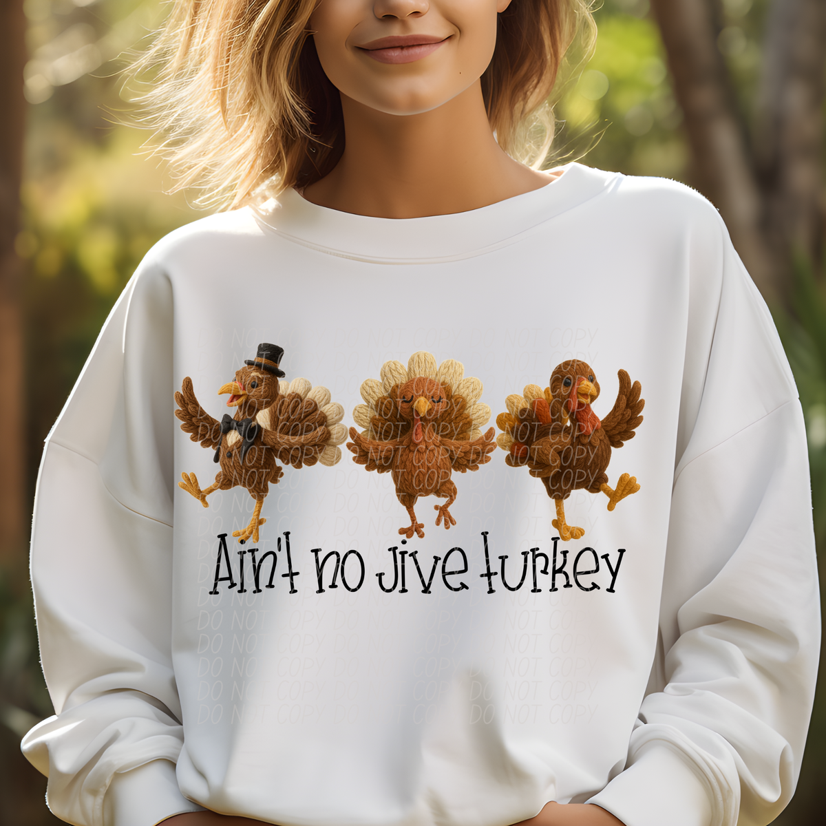 no jive turkey-DTF&UV