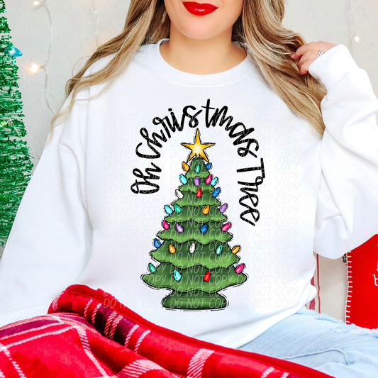 oh christmas tree-DTF&UV