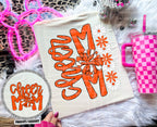 Cheer Mom (Includes front and back-COLORS IN DROPDOWN)- DTF&UV