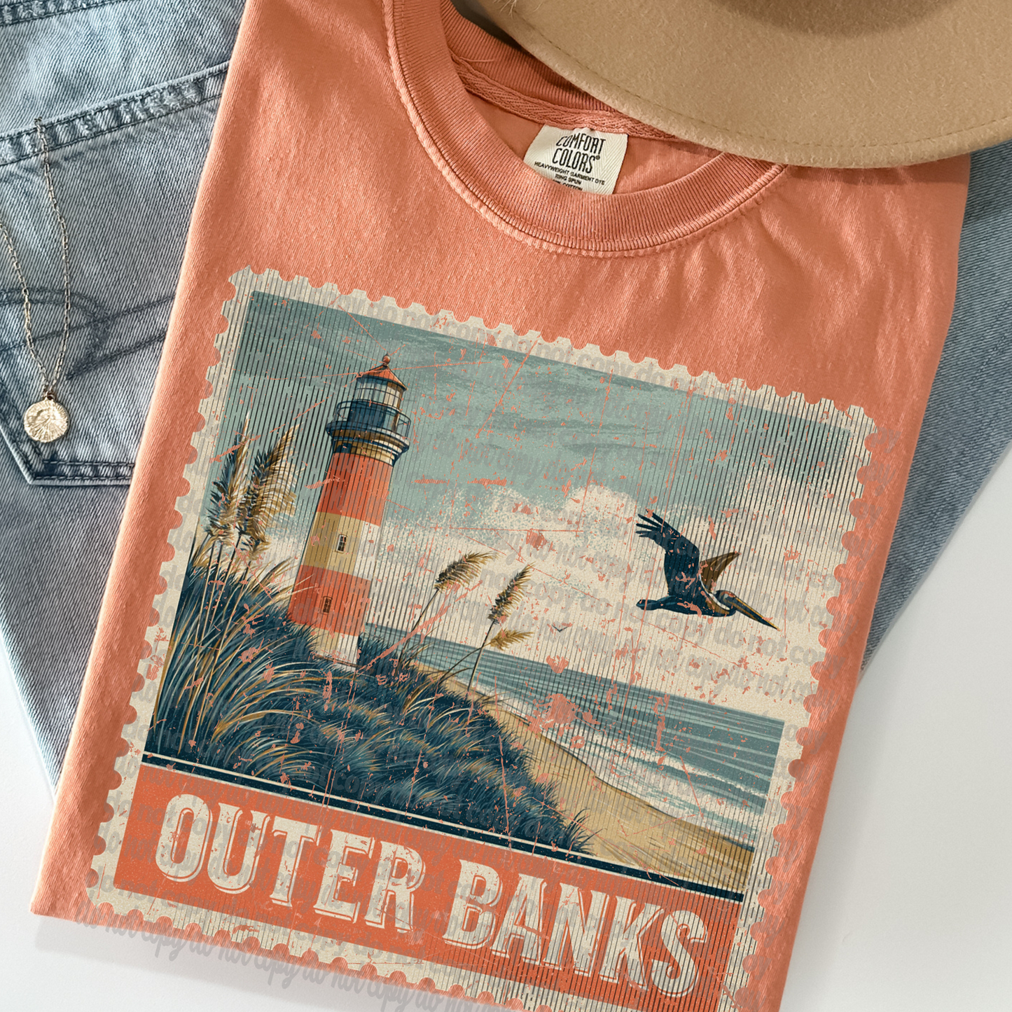 Vintage Tourist Stamps (Dropdown)-DTF