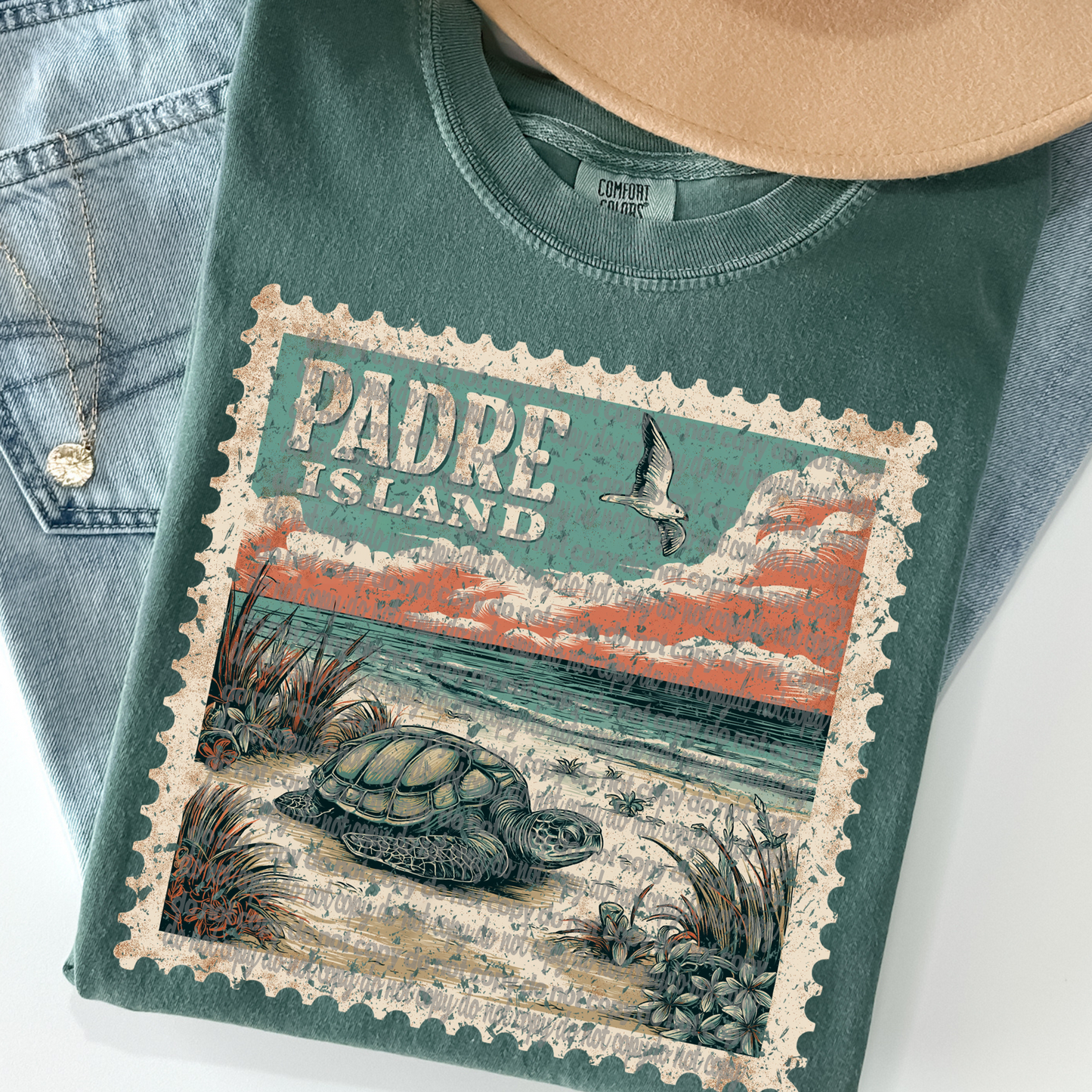 Vintage Tourist Stamps (Dropdown)-DTF
