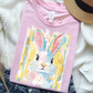 painted bunny -DTF