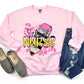 School Nurse Pencil With Leopard Background -DTF