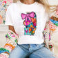 Mixed Paint With Bow States (ALL STATES)-DTF