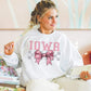 Coquette Bow pink Checkered States (ALL STATES)-DTF