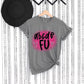 Abcde FU Hot Pink Background - DTF