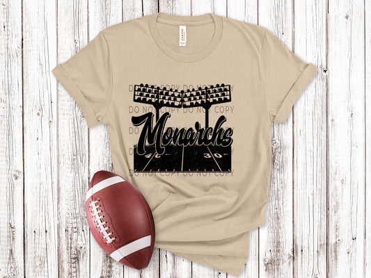 Monarchs Football Field BLK - DTF