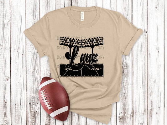 Lynx Football Field BLK - DTF
