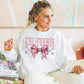 Coquette Bow pink Checkered States (ALL STATES)-DTF