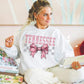 Coquette Bow pink Checkered States (ALL STATES)-DTF