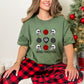 Merry Christmas Skull And Heart Ornaments - DTF