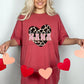 Loved Nana Cow Print Heart DTF