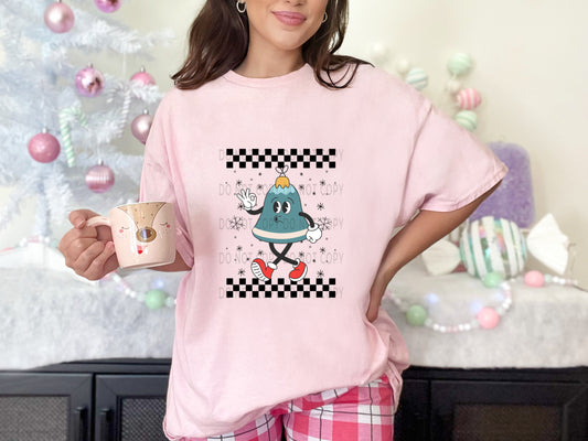 Whistling Bell Retro Checkered Christmas - DTF