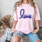 Colon Cancer Survivor Blue Leopard Ribbon -DTF