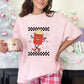 Hot Cocoa Retro Checkered Christmas - DTF