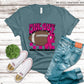 Football Pink Out Faux Embroidery - DTF