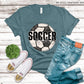 Soccer Aunt White Outline -DTF