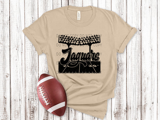 Jaguars Football Field BLK - DTF
